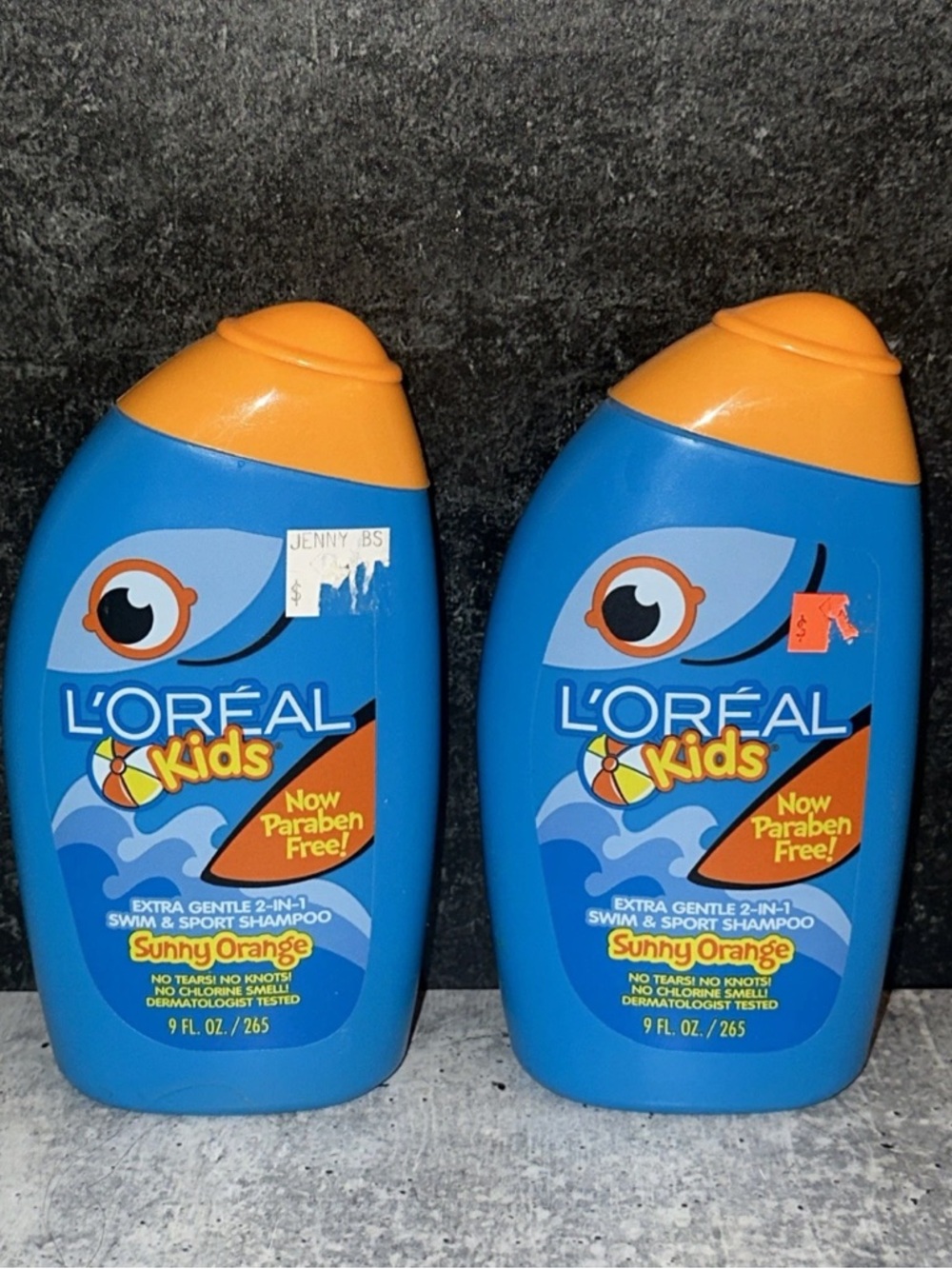 2x L’Oreal Kids Sunny Orange 2-in-1 Swim & Sports Shampoo 9oz Paraben Free